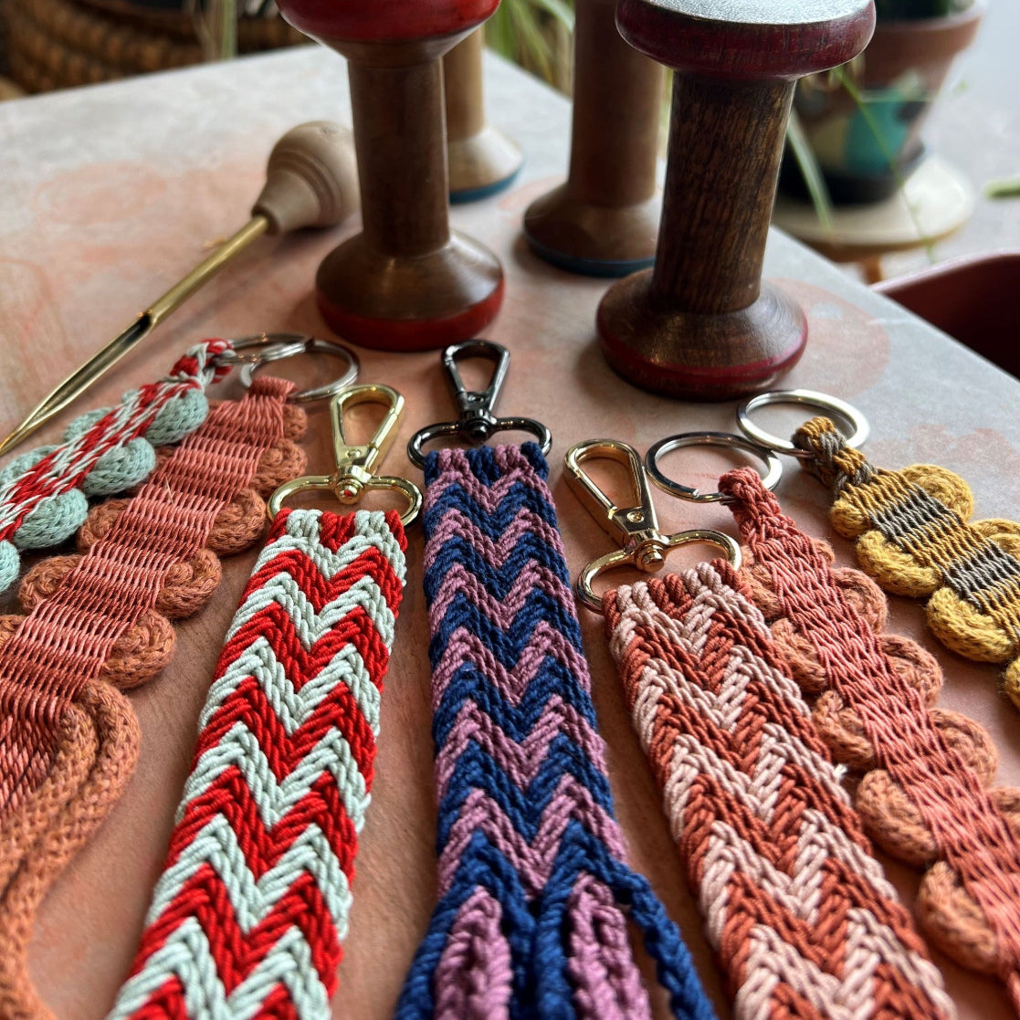Keychain Thread Braid Braids & Cords | ASTRL Fibres | Bespoke Design | Belfast N.Ireland