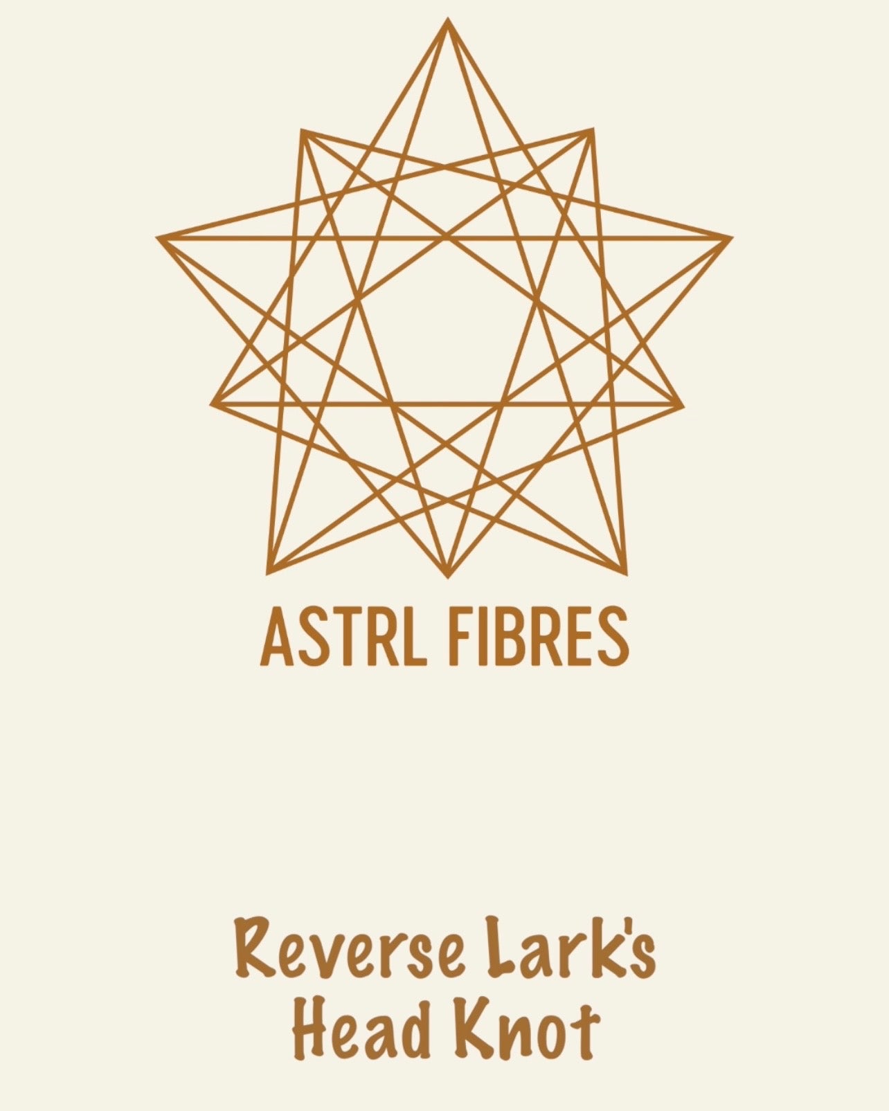 Load video: A short tutorial on the Reverse Larks Head Knot