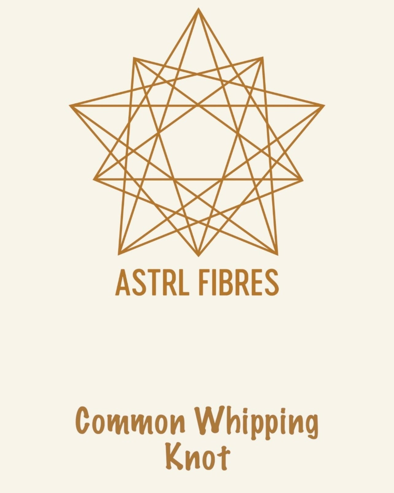 Load video: A short tutorial on how to tie the common whipping knot from the ASTRL Fibres Macramé Your Own Plant Hanger Kit