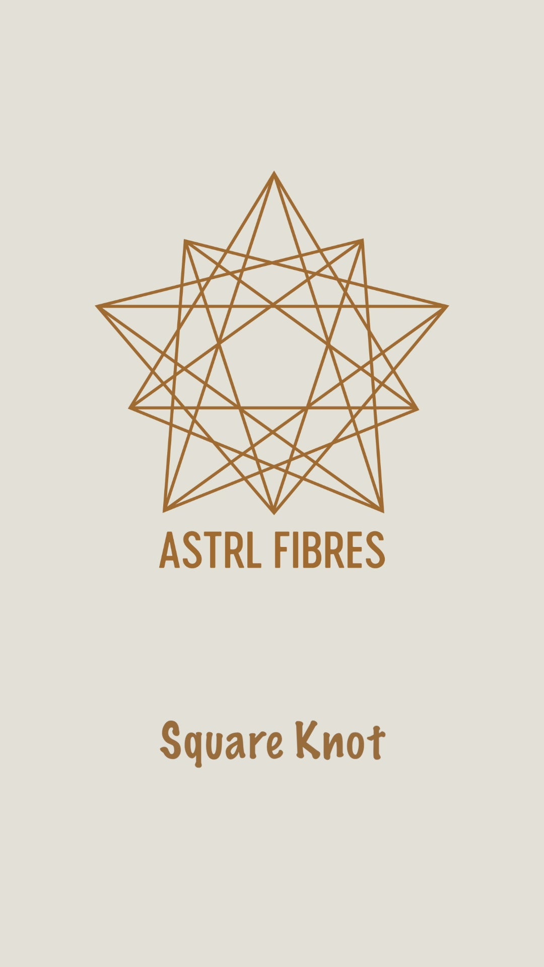 Load video: A short tutorial of the square knot for the ASTRL Fibres macrame your own range of kits