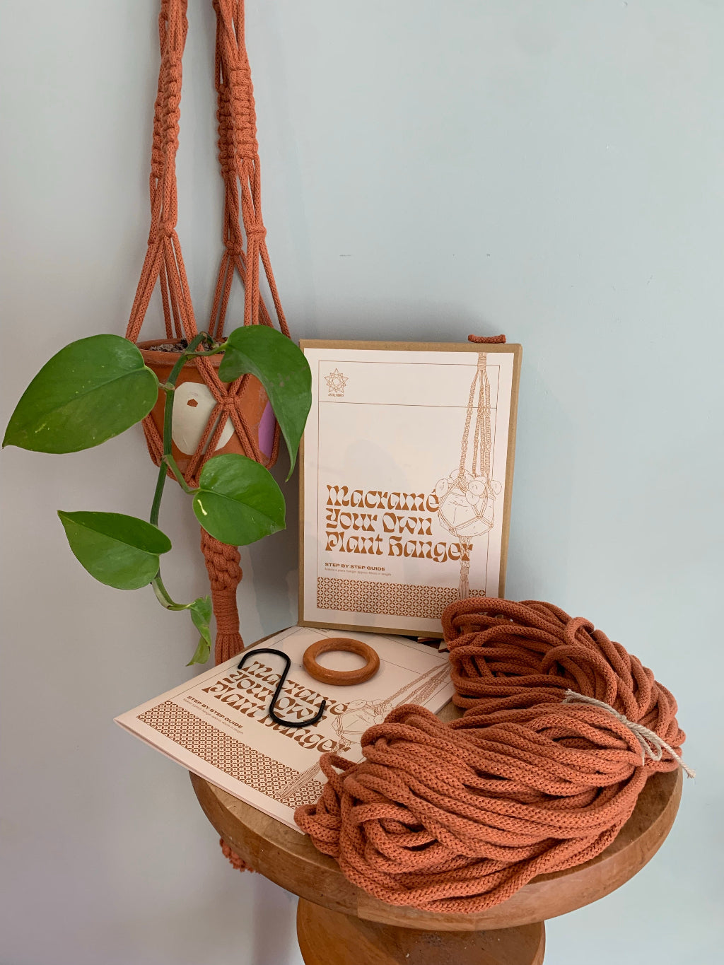 Macramé Plant Hanger Kit DIY ASTRL Fibres Belfast